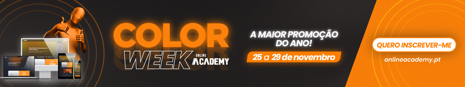 Color Week Online Academy banner promo